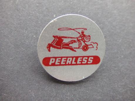 Peerless fietsenfabriek Hilversum rond logo
